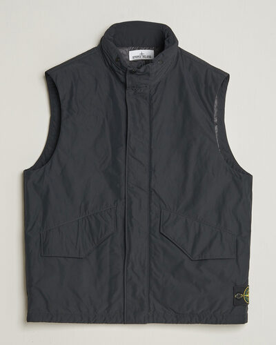 Stone Island Micro Twill Padded Vest Black