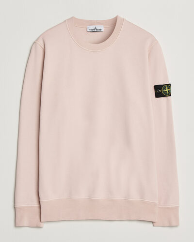 Stone Island Garment Dyed Fleece Sweatshirt Antique Rose