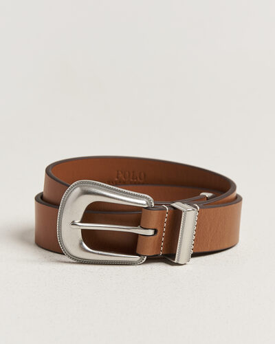 Polo Ralph Lauren Western Denim Belt Tan