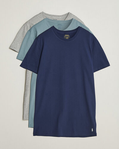 Polo Ralph Lauren 3-Pack Crew Neck T-Shirt Grey/Navy/Blue