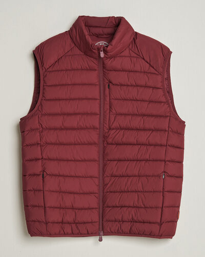 Save The Duck Rhus Matt Lightweight Vest Wine Red