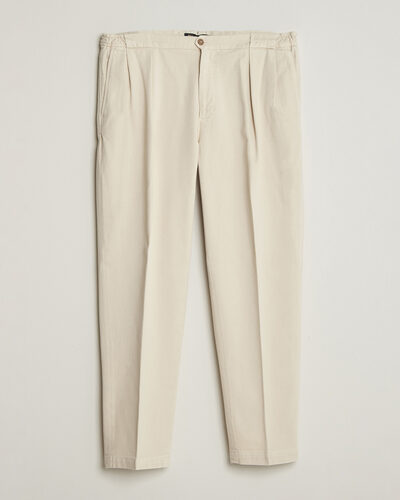 Briglia 1949 Portobello Loose Fit Cotton Trousers Ecru