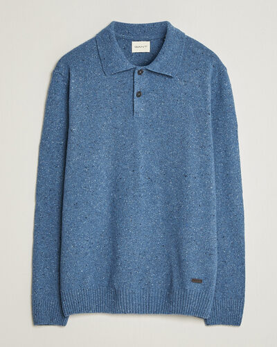 Gant Neps Wool Polo Blue Horizon