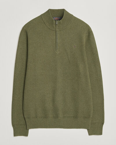 Morris Colin Half Zip Olive