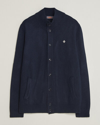 Morris Hertford Button Cardigan Navy