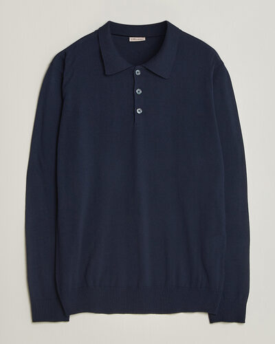 Stenströms Merino Polo Navy
