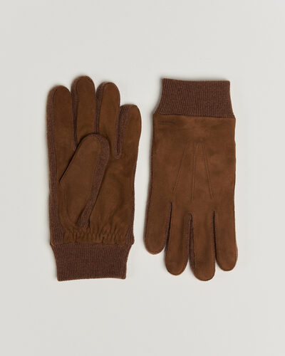 Hestra Geoffery Suede Wool Tricot Glove Whiskey