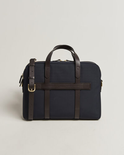 Mismo M/S Endeavour Briefcase Navy/Dark Brown