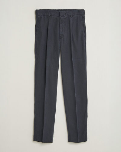 A Day's March Smart Lyocell Trousers Navy