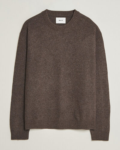NN07 Russel Wool/Cotton Knitted Sweater Mable Husk