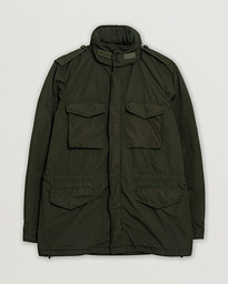 Aspesi Giubotto Garment Dyed Field Jacket Dark Military