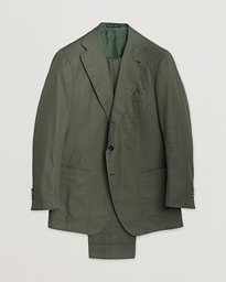 Orazio Luciano Cotton Suit Green 50