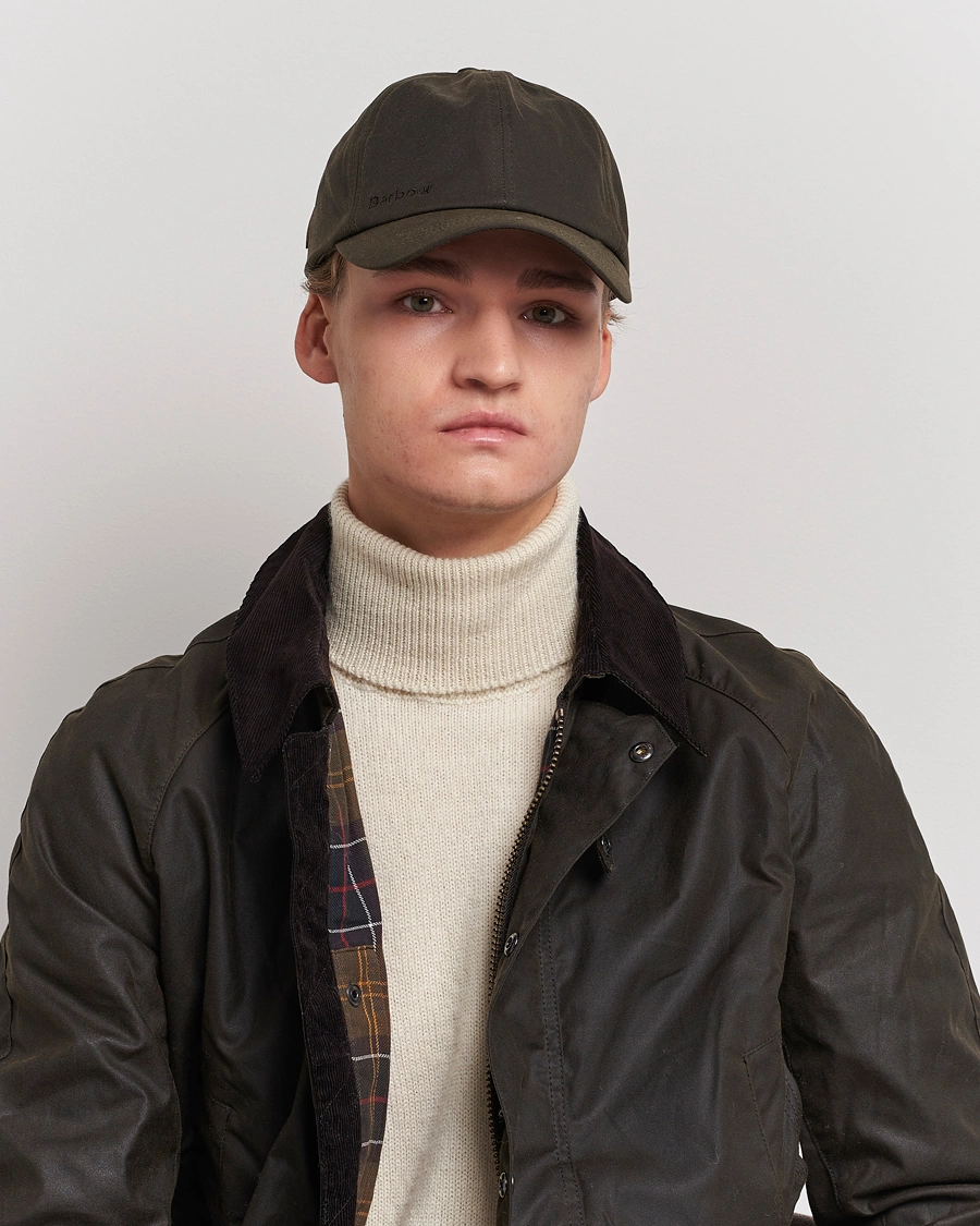 Herre | Kasketter | Barbour Lifestyle | Wax Sports Cap Olive