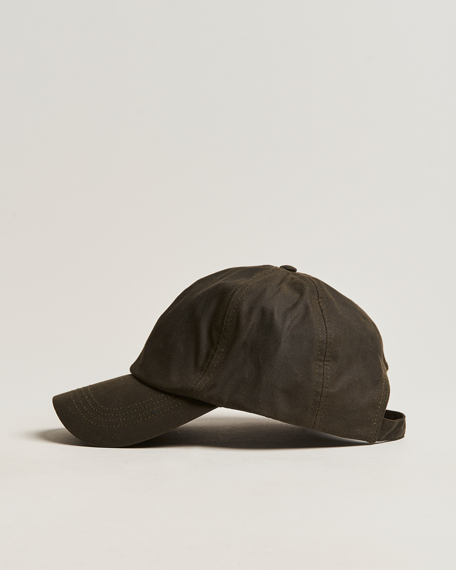 Herre | Hatte & kasketter | Barbour Lifestyle | Wax Sports Cap Olive