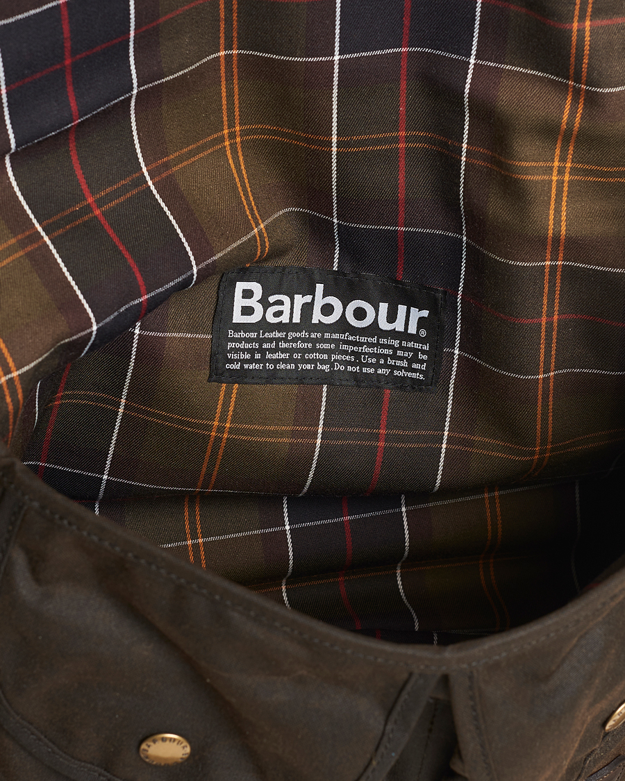 Herre | Tasker | Barbour Lifestyle | Wax Leather Tarras Olive