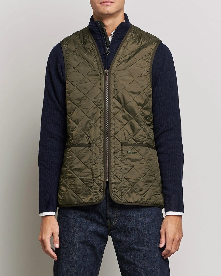 Herre | The Classics of Tomorrow | Barbour Lifestyle | Quilt Waistcoat/Zip-In Liner Olive