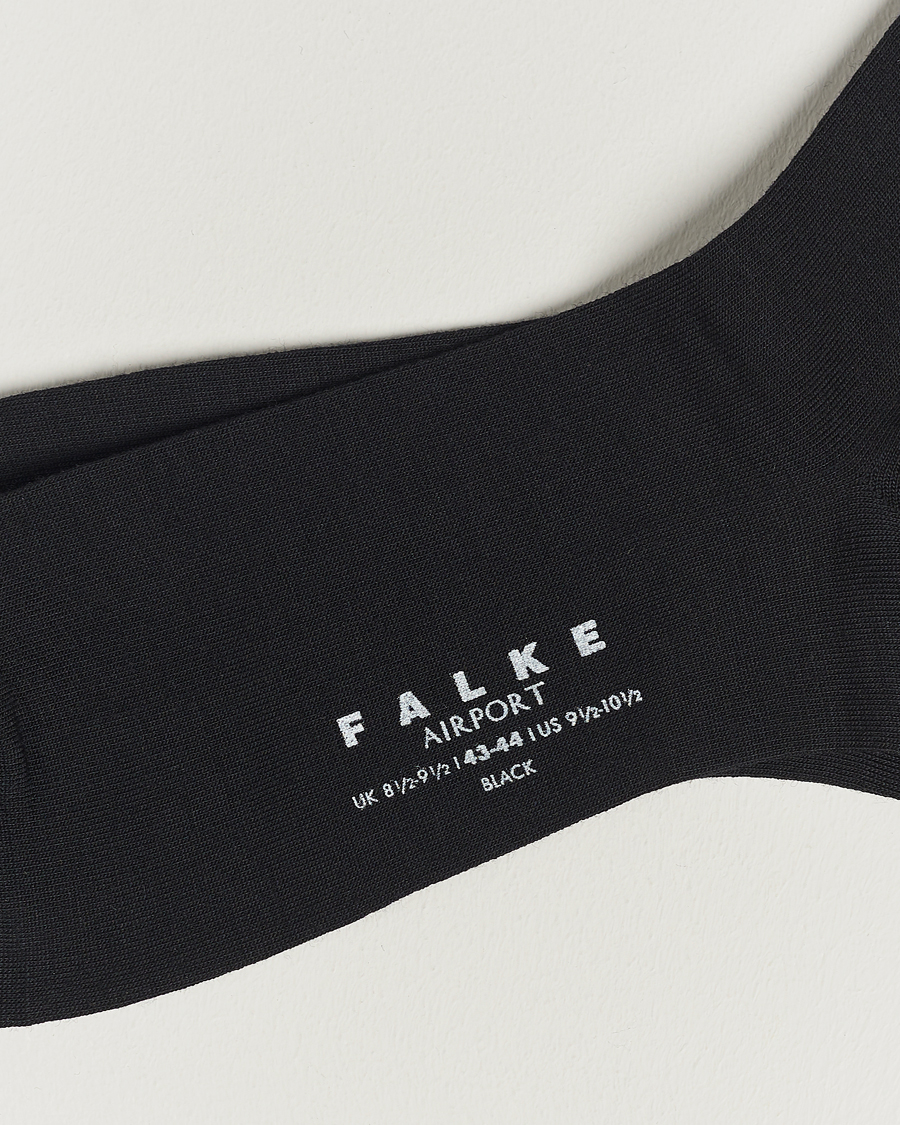 Herre | Falke | Falke | Airport Socks Black