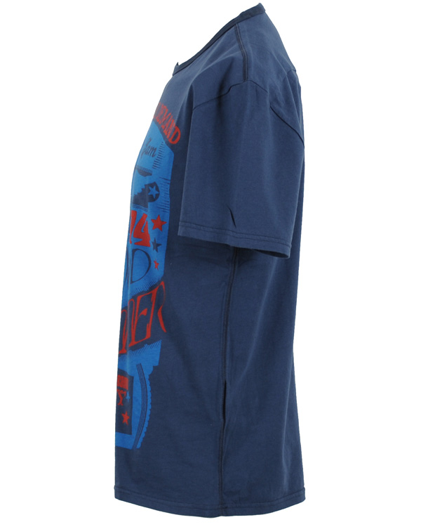 Herre | T-Shirts | Levi's | Levis Feel Good Poster Tee Alpha Blue