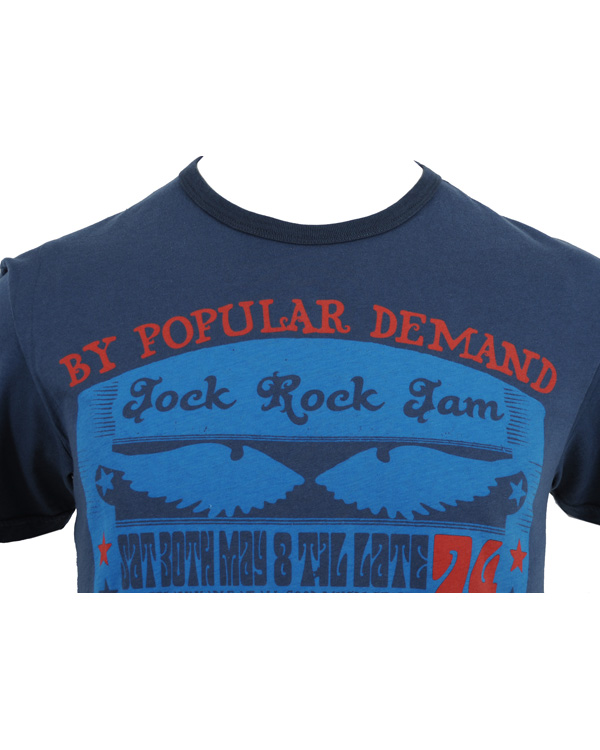Herre | T-Shirts | Levi's | Levis Feel Good Poster Tee Alpha Blue