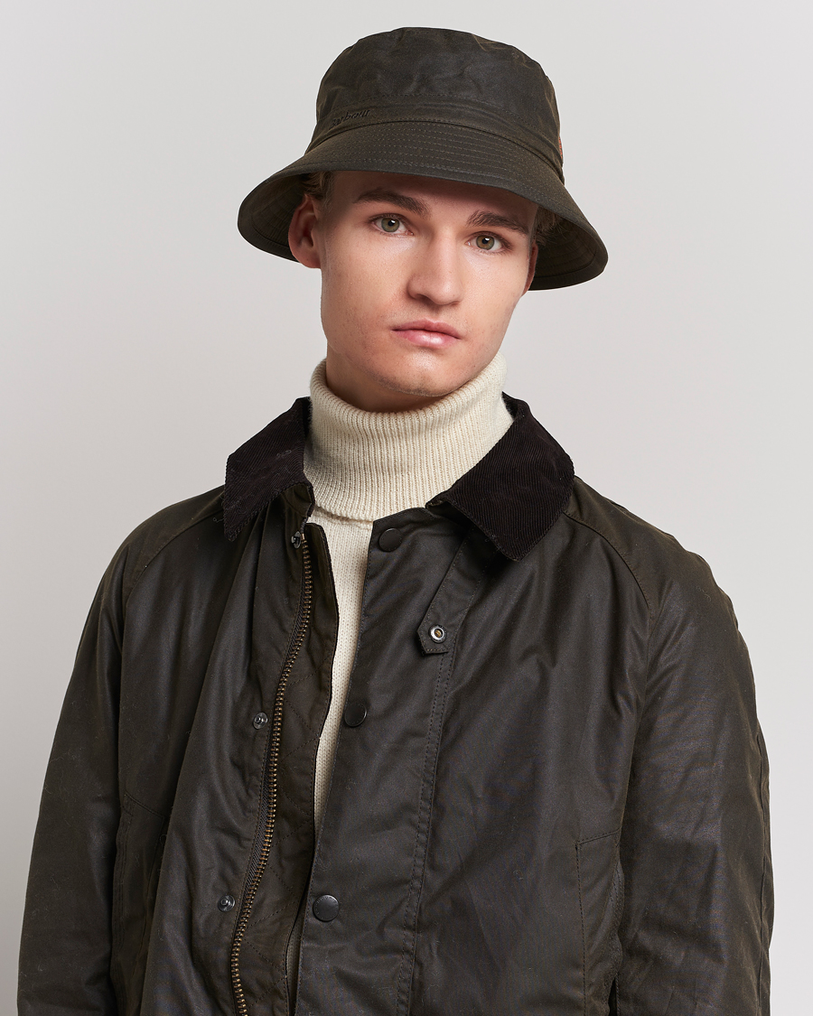 Herre | Hatte & kasketter | Barbour Lifestyle | Wax Sports Hat  Olive