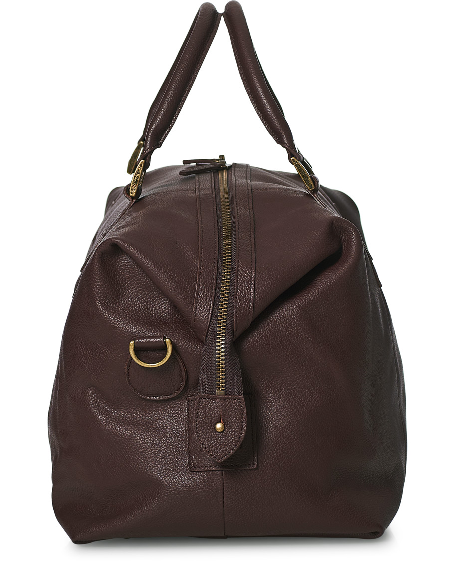 Herre | Barbour Lifestyle Leather Medium Travel Explorer Brown | Barbour Lifestyle | Leather Medium Travel Explorer Brown