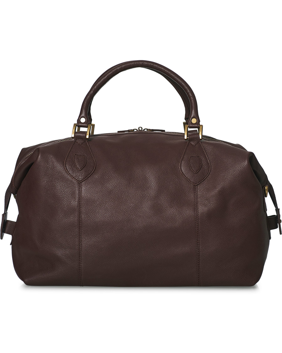 Herre | Barbour Lifestyle Leather Medium Travel Explorer Brown | Barbour Lifestyle | Leather Medium Travel Explorer Brown