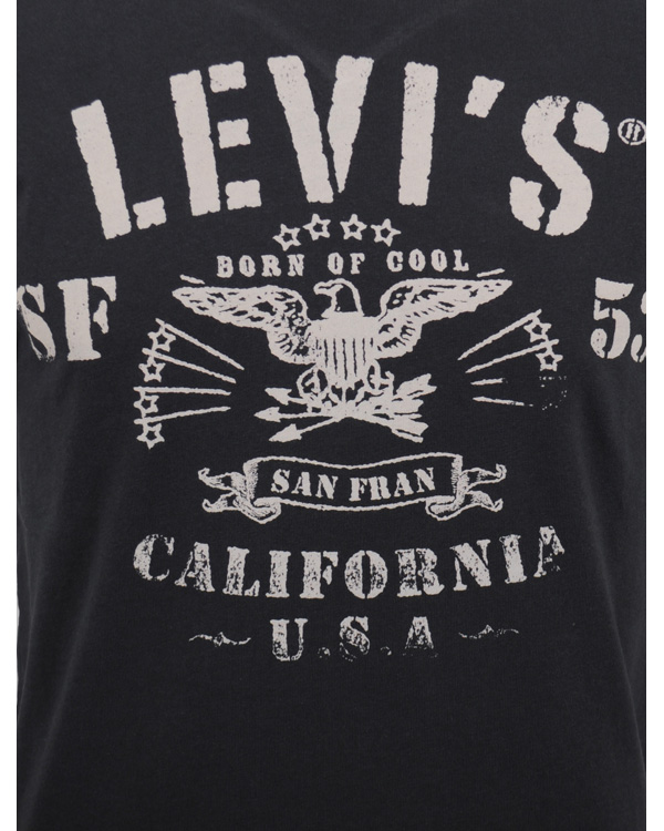 Herre | T-Shirts | Levi's | Levis SS Eagle 53 Logo Tee Coal