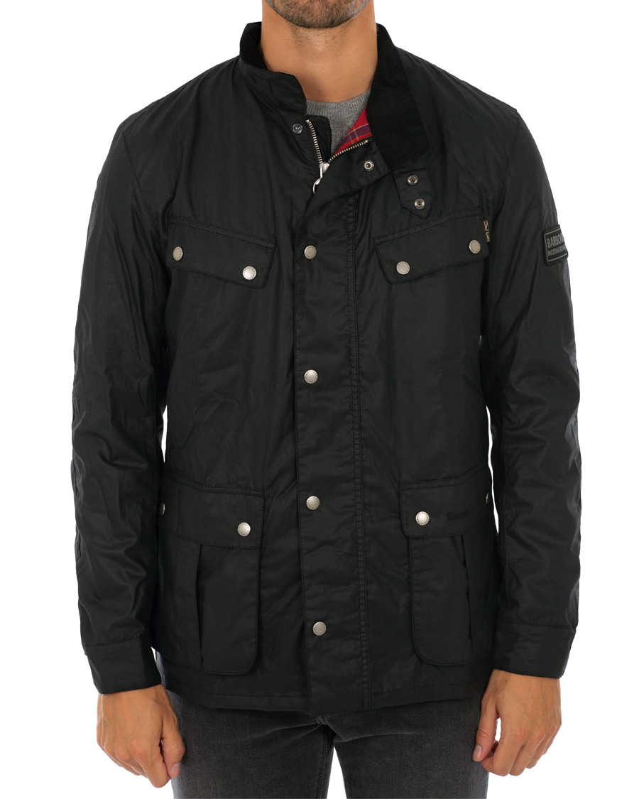 Barbour International Enfield Jacket Black CareOfCarl