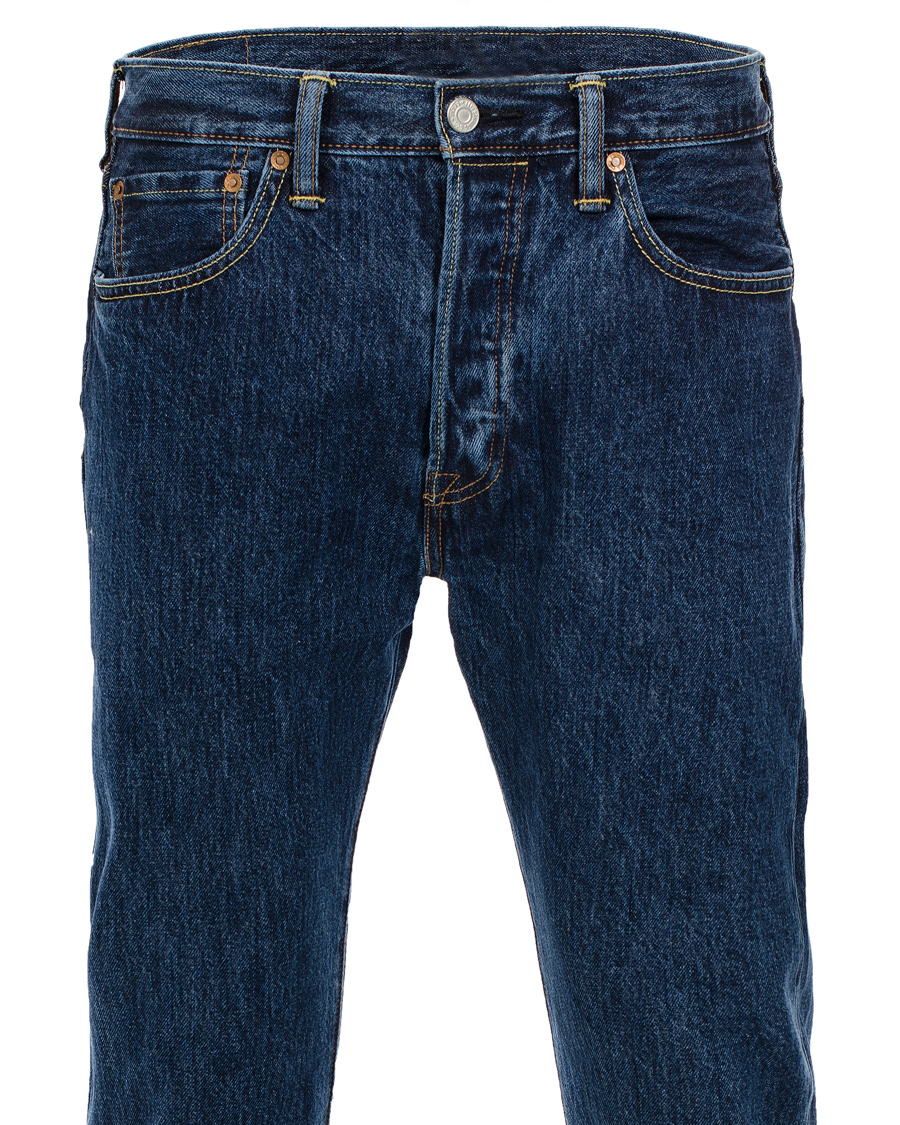 Herre | Jeans | Levi's | Levis 501 Button Fly Jeans Stonewash W34L32