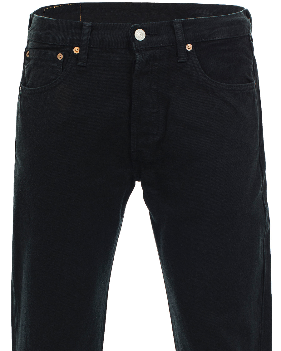 Herre | Jeans | Levi's | Levis 501 Button Fly Jeans Black W34L32