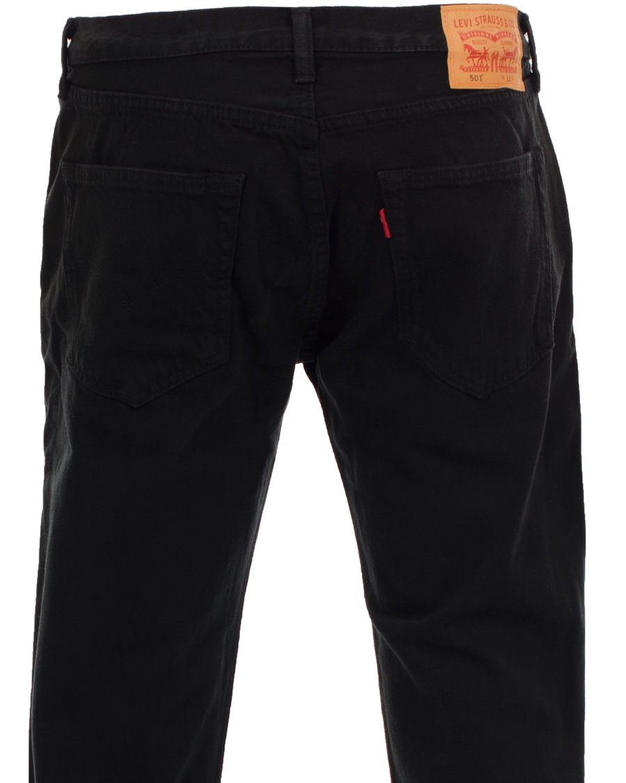 Herre | Jeans | Levi's | Levis 501 Button Fly Jeans Black W34L32