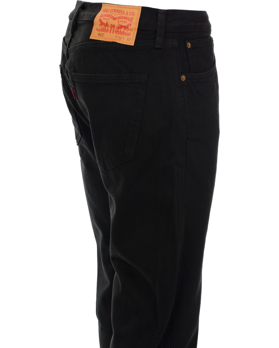 Herre | Jeans | Levi's | Levis 501 Button Fly Jeans Black W34L32