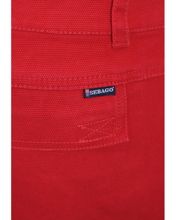 Herre | Shorts | Sebago | Deck Shorts Red