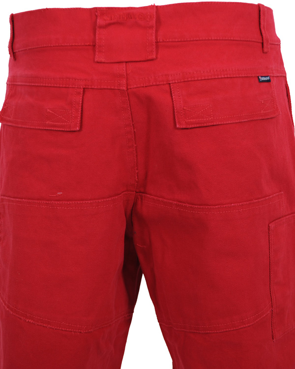 Herre | Shorts | Sebago | Deck Shorts Red