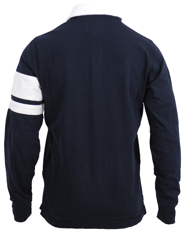 Herre | Trøjer | Woolrich | Logo Rugby Navy