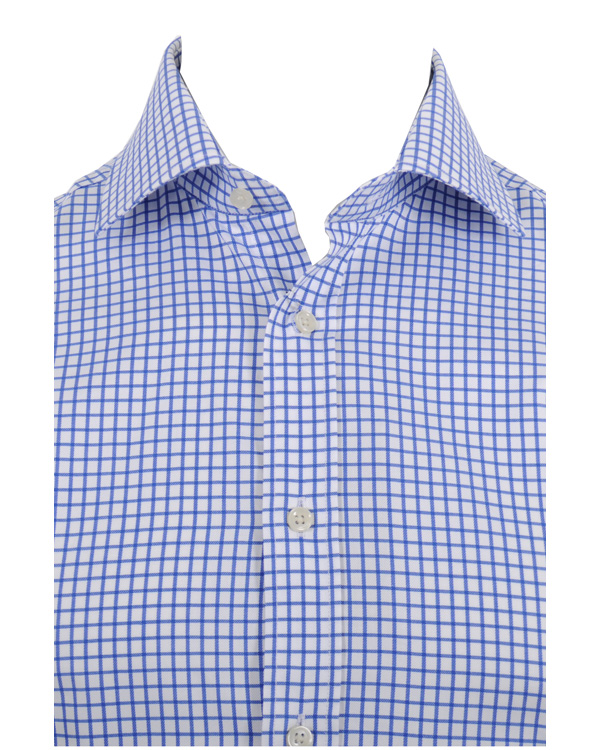 Herre | Skjorter | Oscar Jacobson | Regular Fit Skjorta Cut Away Blue