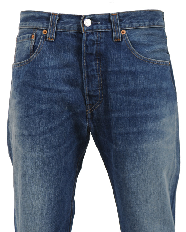 Herre | Bukser | Levi's | Levis 501 Button Fly Jeans True New