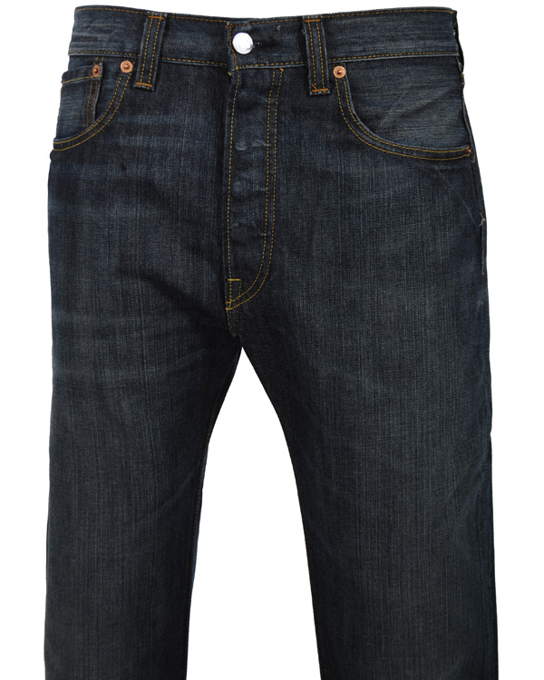 Levis 501 Button Fly Jeans Dusty Black CareOfCarl