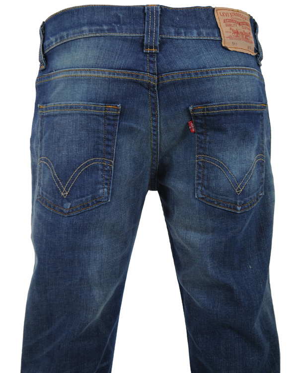 Herre | Bukser | Levi's | Levis 511 Slim Straight Jeans Stretch 5yr Stint