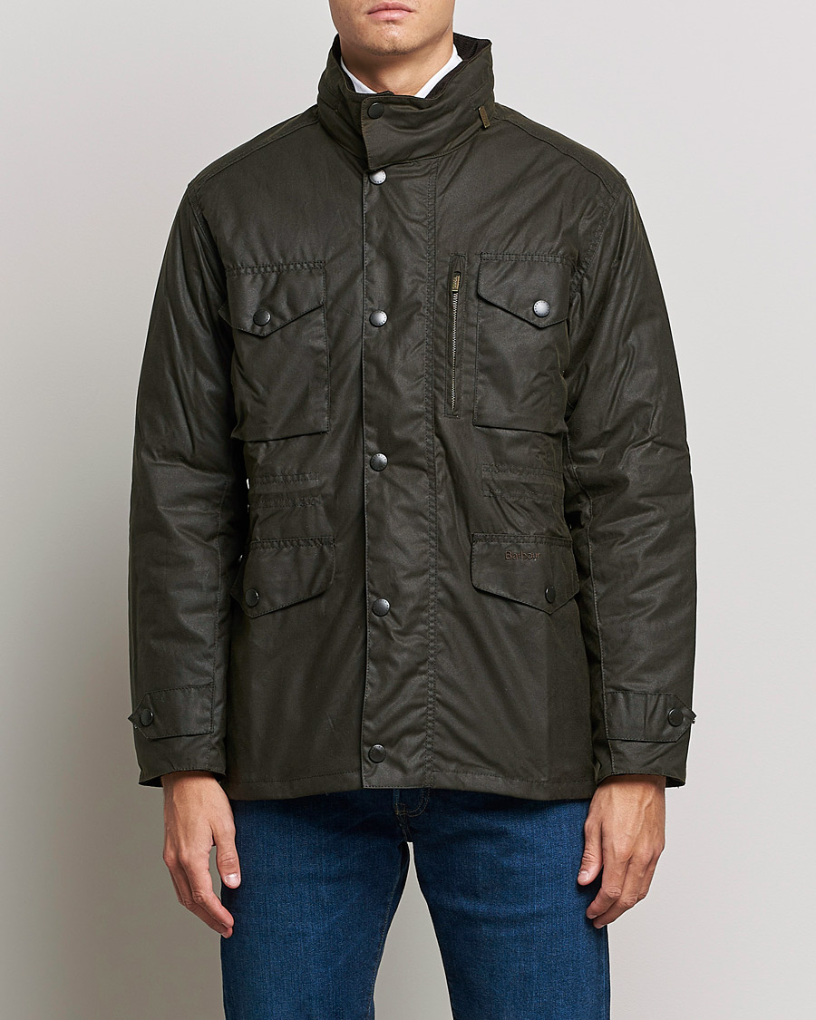 Herre | Oilskinsjakker | Barbour Lifestyle | Sapper Jacket Olive