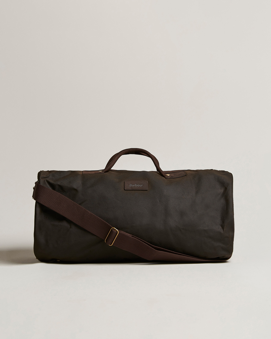 Herre | Tasker | Barbour Lifestyle | Wax Holdall Olive