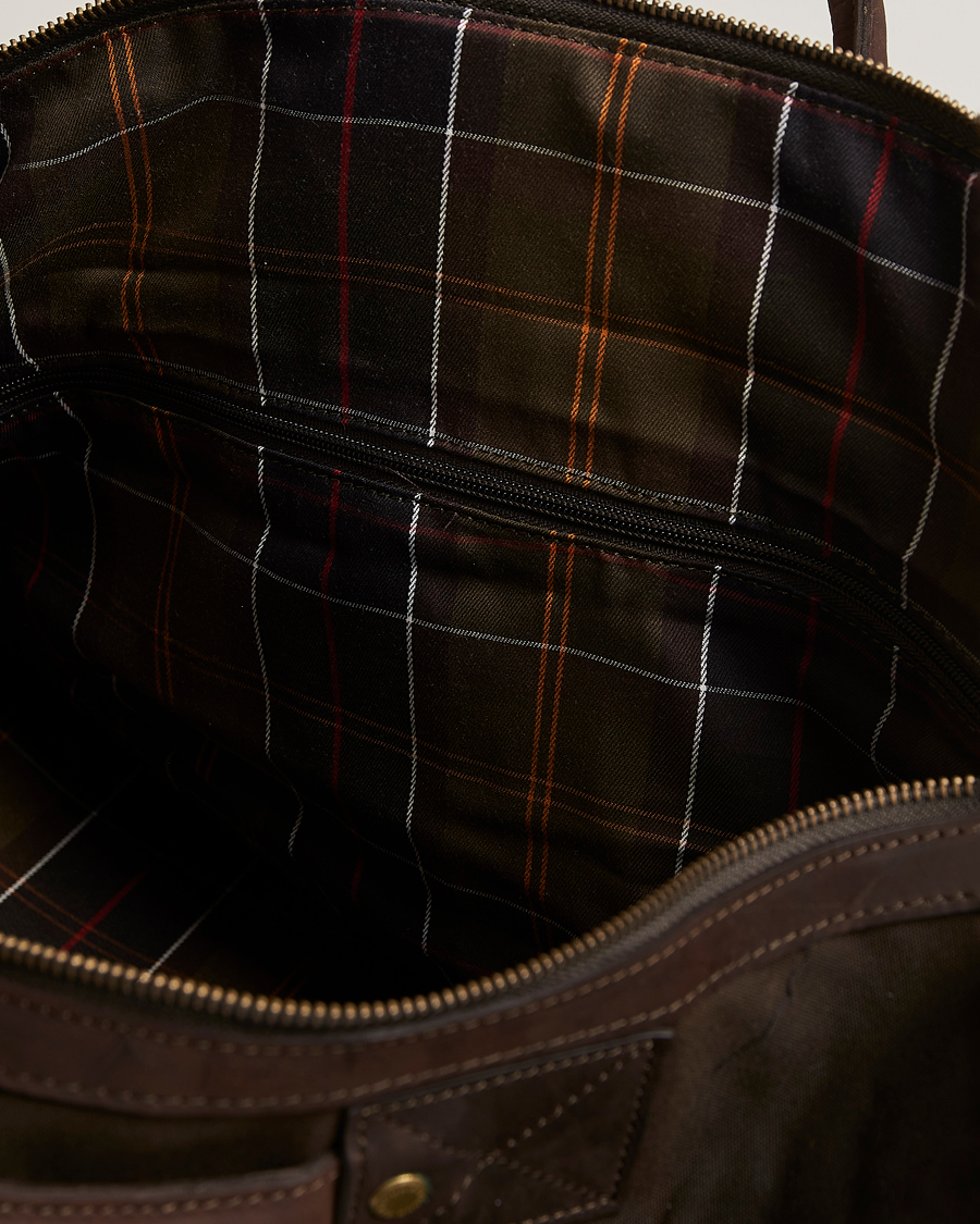Herre | Tasker | Barbour Lifestyle | Wax Holdall Olive