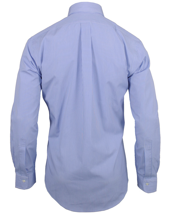 Herre | Skjorter | Brooks Brothers | Shirt Slim Fine Line Blue