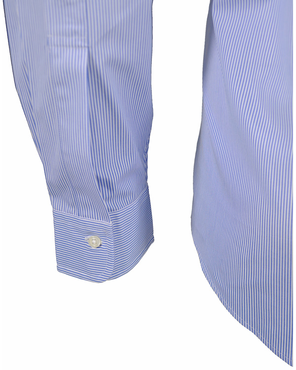 Herre | Skjorter | Brooks Brothers | Shirt Slim Fine Line Blue