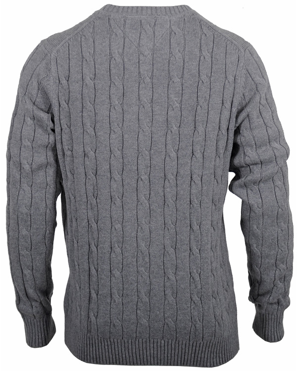 Herre | Trøjer | Tommy Hilfiger | Classic Cable C-Nk Cf Silver Fog