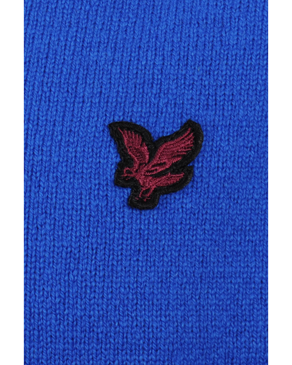 Herre | Trøjer | Lyle & Scott | Knitted V-Neck Pullover Snorkel Blue