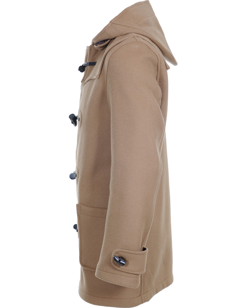 Herre | Jakker | Gloverall | Mens Mid Length Duffle Coat M3251C New Tan