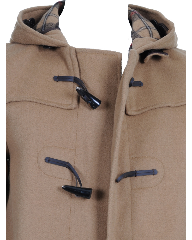 Herre | Jakker | Gloverall | Mens Mid Length Duffle Coat M3251C New Tan