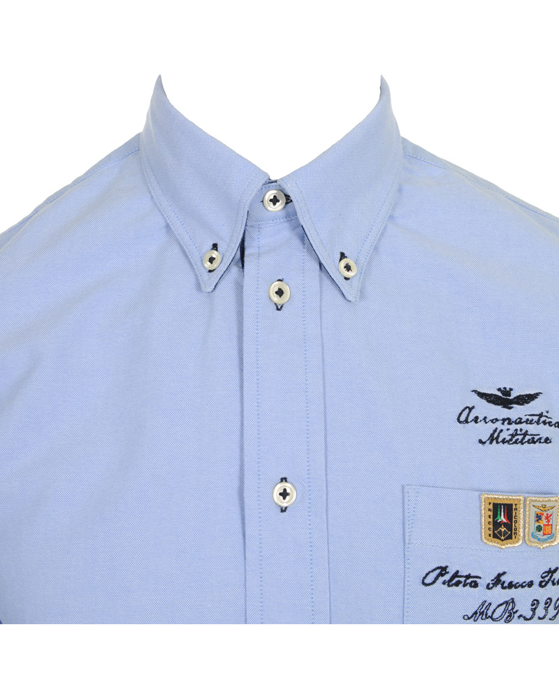 Herre | Skjorter | Aeronautica Militare | Camicia M.L CA574 Shirt Blue