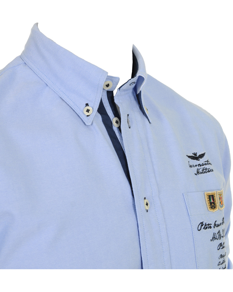 Herre | Skjorter | Aeronautica Militare | Camicia M.L CA574 Shirt Blue